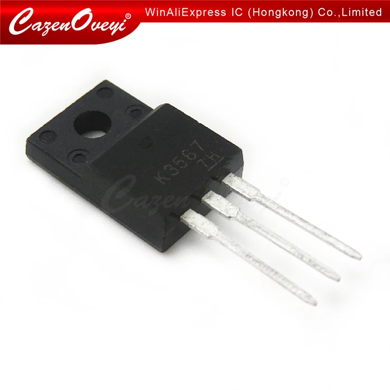 5 шт./лот 2SK3567 K3567 TO 220F 3.5A 600V новый оригинальный гарантия качества на