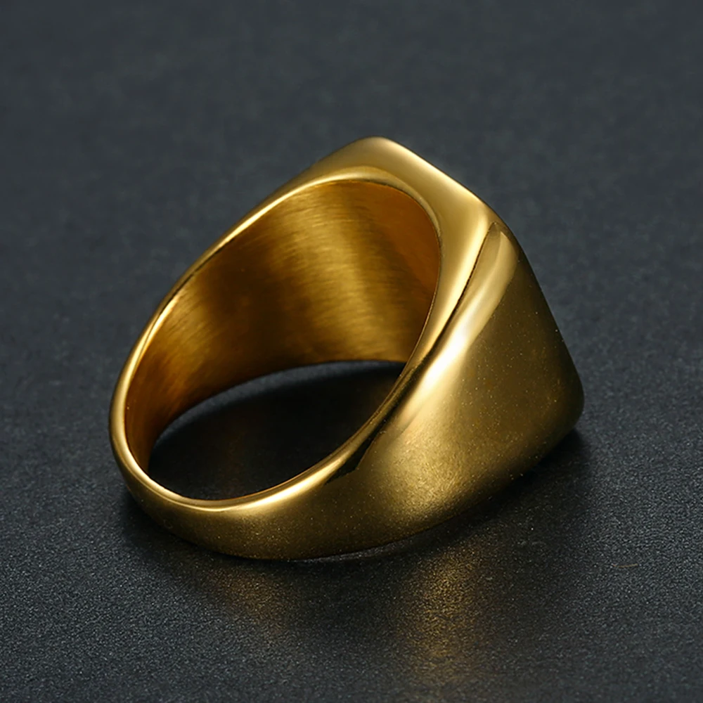 Мужское кольцо из нержавеющей стали 316L в стиле панк|Кольца| |