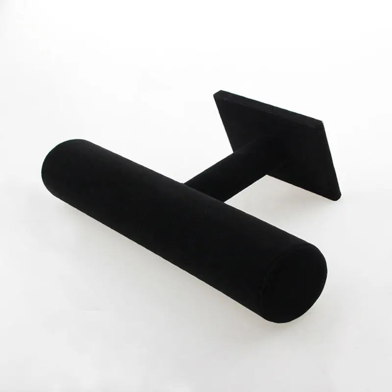 High Portable Velvet Bracelet Bangle Necklace Chain Watch T-Bar Organizer Rack Jewelry Display Stand Holder DSM | Украшения и
