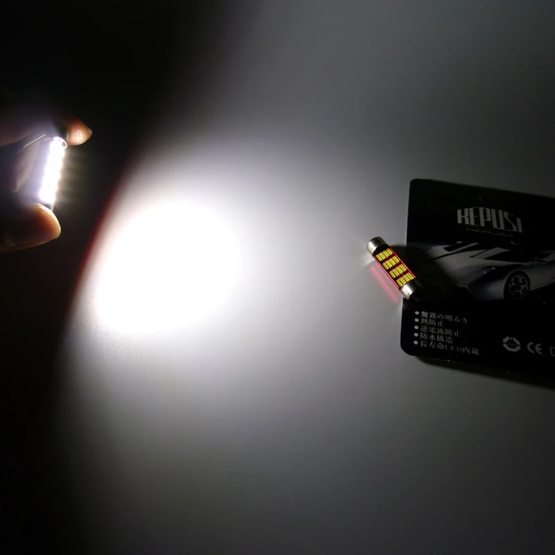 

2x 31mm 36mm 39mm 41mm C5W Canbus LED Light Bulb festoon C10W 4014SMD Auto Led Lamp Car Interior Dome Map License Plate Light