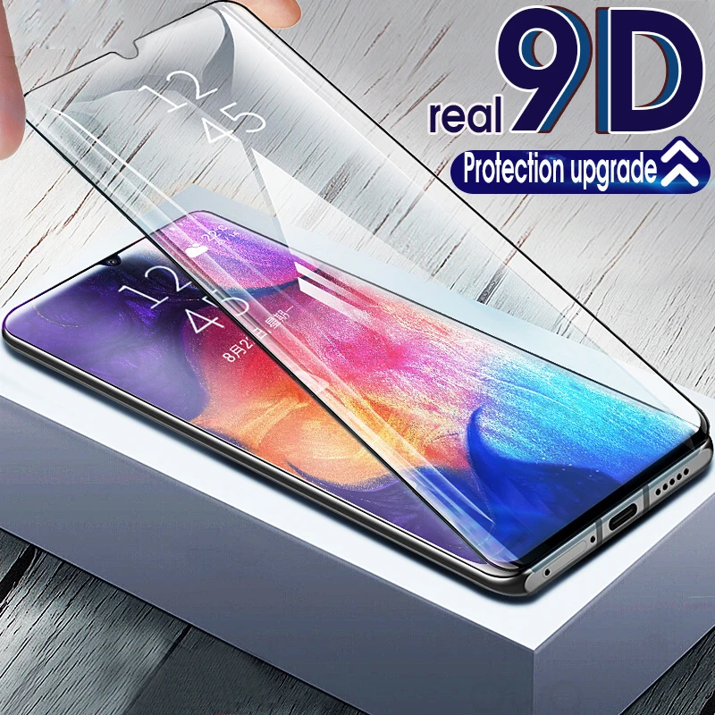 Защитное стекло 9D для Samsung Galaxy A10 A20 A30 A40 A50 A70 M20 A6 Plus 2018 J2 Core A7 A8 A2|Защитные стёкла и