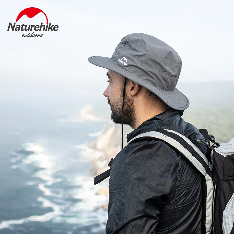 NatureHike уличная ветрозащитная рыболовная шляпа UPF50 + защита от ультрафиолета