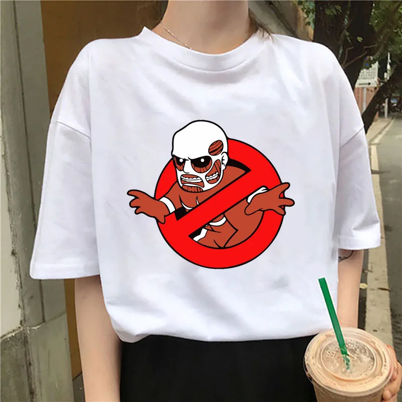 

attack on titan T-Shirt Summer Men Shirts Harajuku Tee Shirt Hip Hop Unisex Streetwear Tshirts Kawaii Clothing Anime Shirt