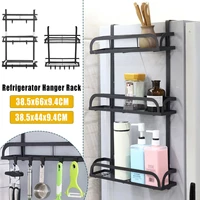 adsorption refrigerator side rack wall mounted multi function storage holder kitchen paper towel shelf rack organizer