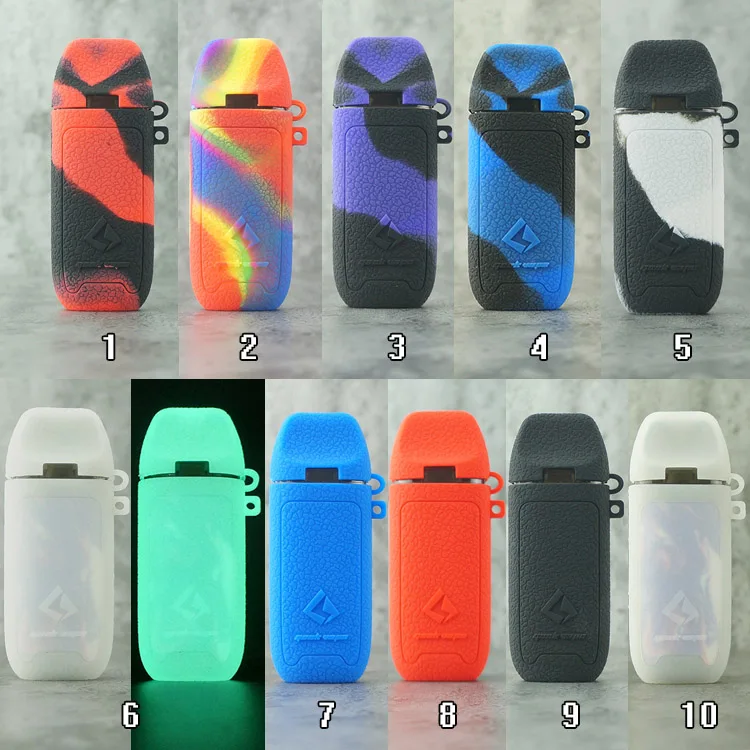 

50pcs Anti-slip silicone case for GeekVape Bident texture skin rubber sleeve shield wrap protect cover fit Bident