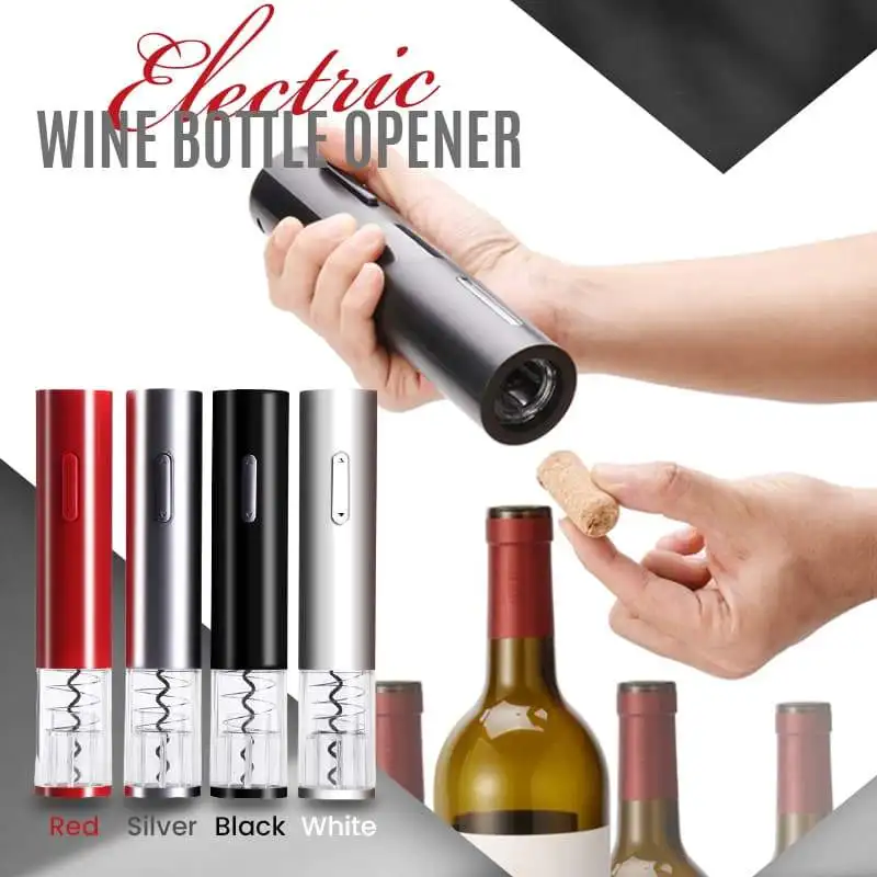 

Electric Wine Bottle Opener Automatic Bottle Opener for Red Wine Foil Cutter Jar Opener Kitchen Accessories Gadgets Bottle Opene
