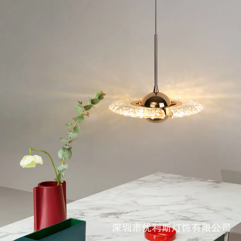 

Дизайнерская прикроватная люстра в виде НЛО, современная лампа для освещения окон магазина одежды