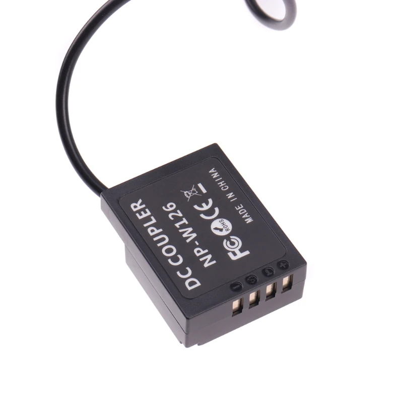 DXAB Portable Type-C to NP W126 Dummy Battery Power Adapter Compatible with X-A2 A3 X-E2s X-Pro2 T20 T10 X-T30 X-T1 Rebel | Электроника