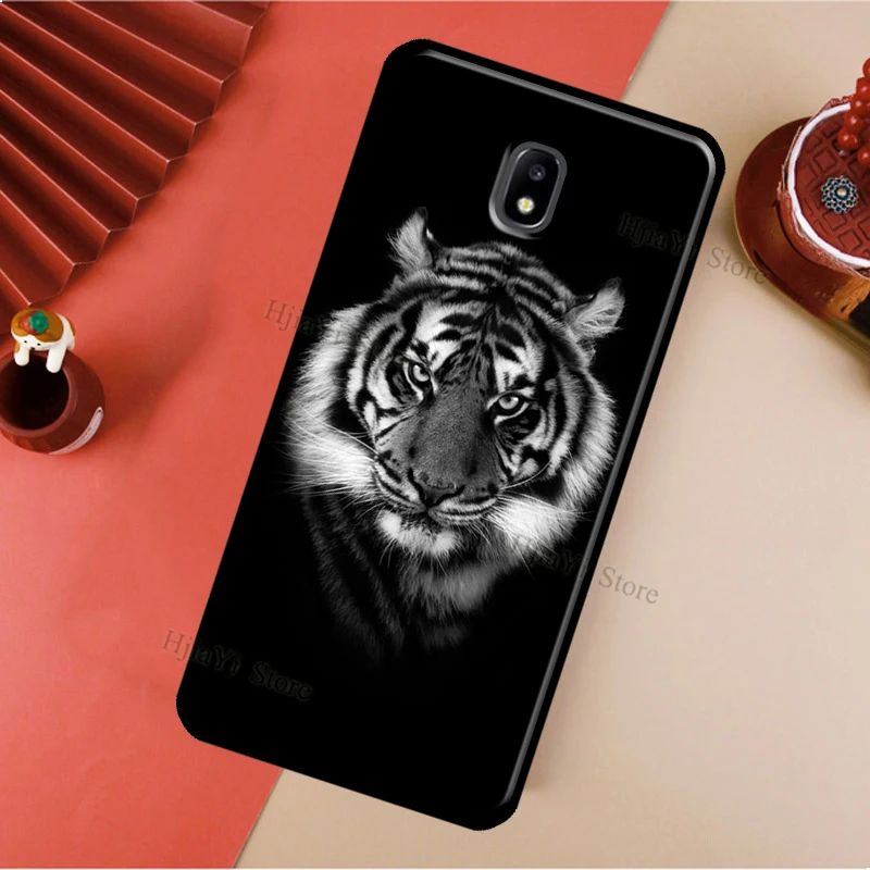 Чехол с гепардой пантерой тигром львом для Samsung Galaxy J1 J3 J4 J5 J6 J7 2016 2017 A3 A5 A6 A8 A9 J2 Core J8