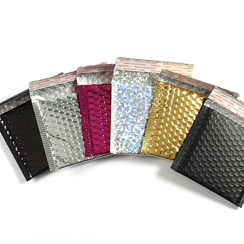 10 шт./лот многоцветные пузырчатые конверты для почтовых отправлений доставки с