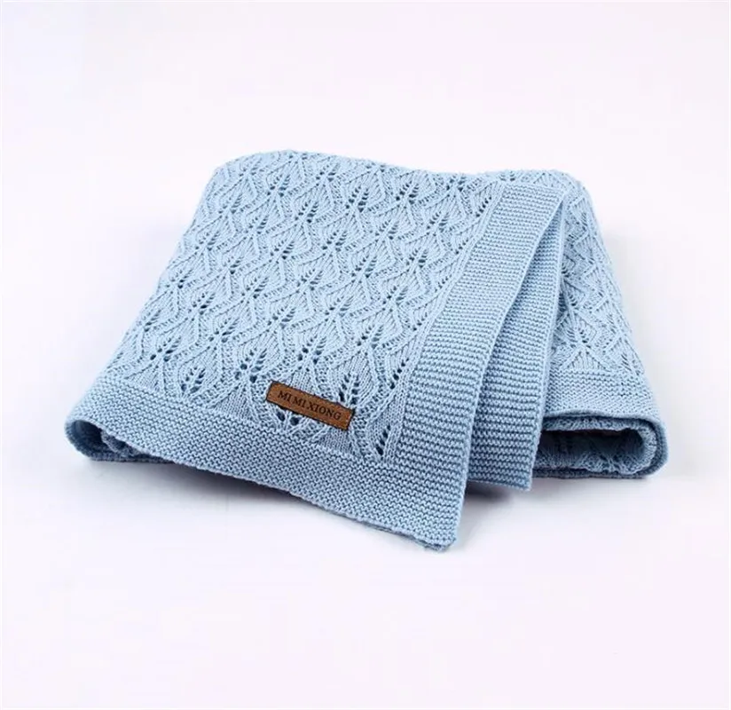 Одеяло для новорожденных однотонное квадратное зимнее Пеленальное 80*100 см мягкое