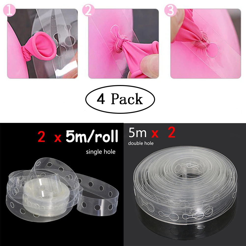 5 м пластиковая цепочка для фиксации шаров свадьбы дня рождения вечеринки