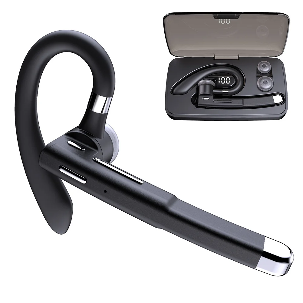 

Bluetooth Earphone Wireless Business Headset Hands-Free Noise Reduction Bluetooth Headset HD Earbuds Headphones for Samsung