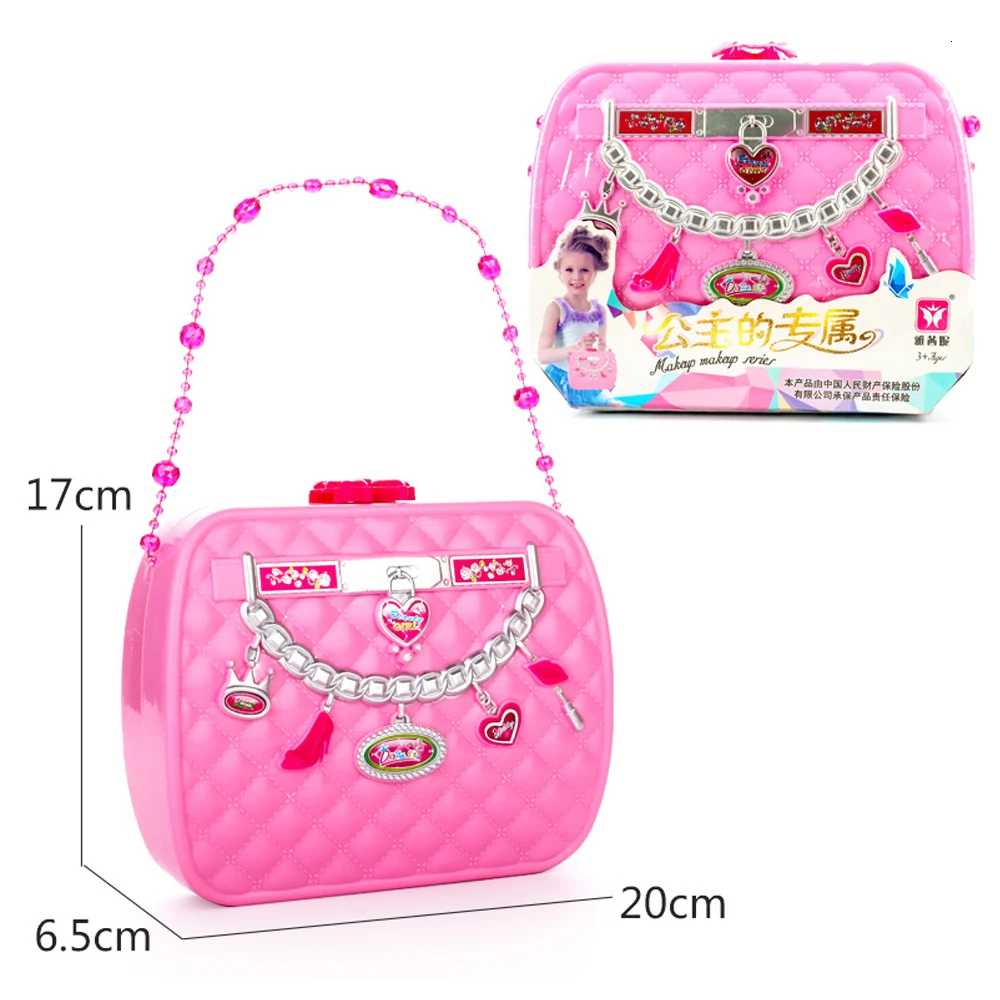 

Girls Pretend Play Make Up Toys Safety Non-toxic Makeup Kit Princess Cosmetic Play Set Fashion Beauty Toys for Children Gifts