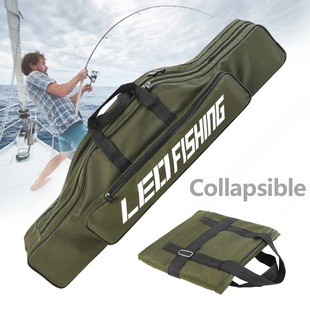 

80Cm Multifunctional Foldable Fishing Bag Backpack Portable Fishing Rod Cover Fishing Reel Reel Tool Box Fishing Accessories