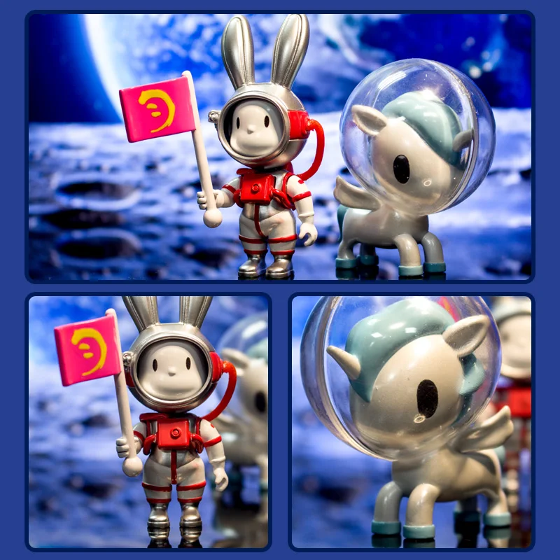 Tokidoki единорог строительные игрушки КИТАЙСКИЙ ЛУННЫЙ Explorer Gacha милая коробка