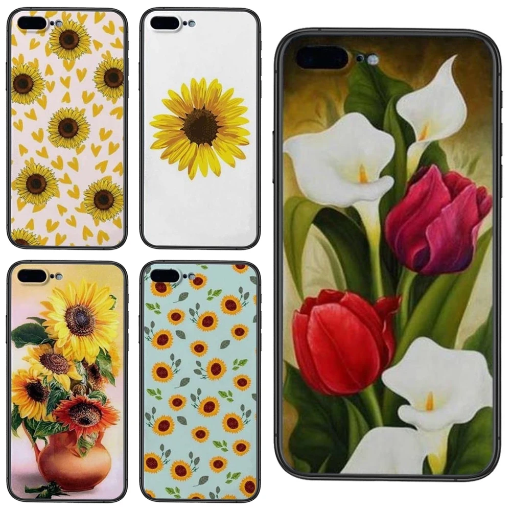 Подсолнух для Xiaomi Redmi K40 K30 K30S K20 Gaming 9 9C 8 8A 7 7A 6 6A 5 4X 4A Nfc Plus Pro дешевый мужской черный
