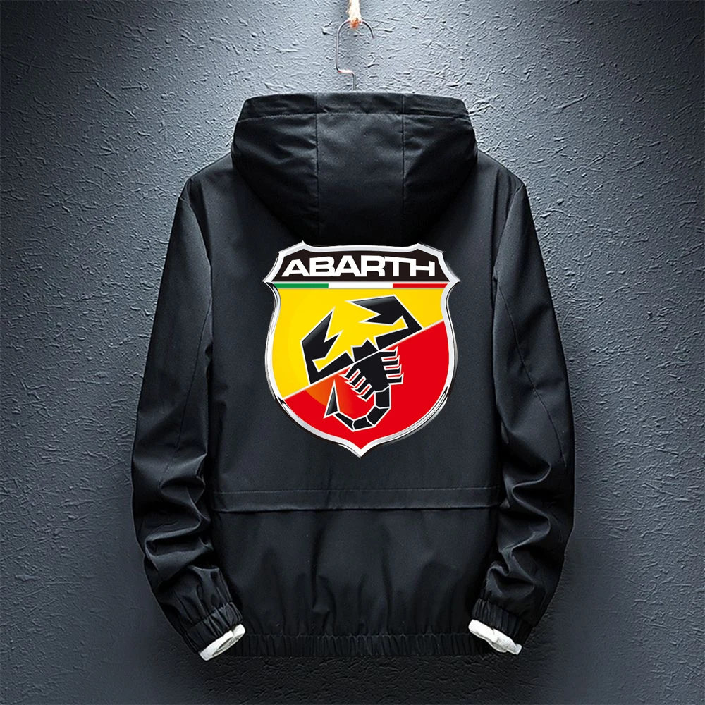 

2021 ABARTH New Comfortable Classic Hoodie Fashion Jacket Zipper Men's Casual Jacket Autumn Coat Top