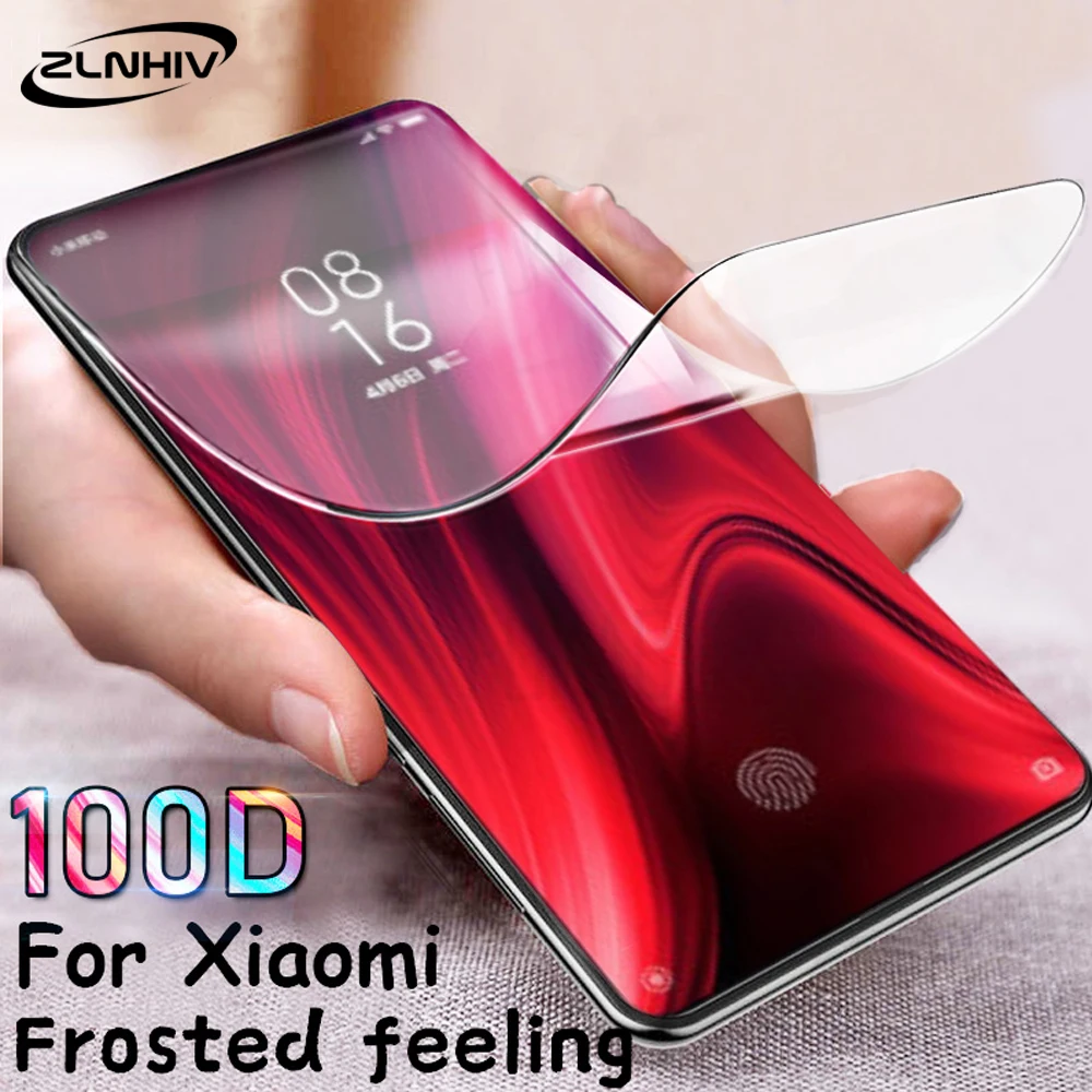 Мягкий чехол zlnвич с полным покрытием для xiaomi redmi K20 K30 pro Гидрогелевая пленка note 8 8T