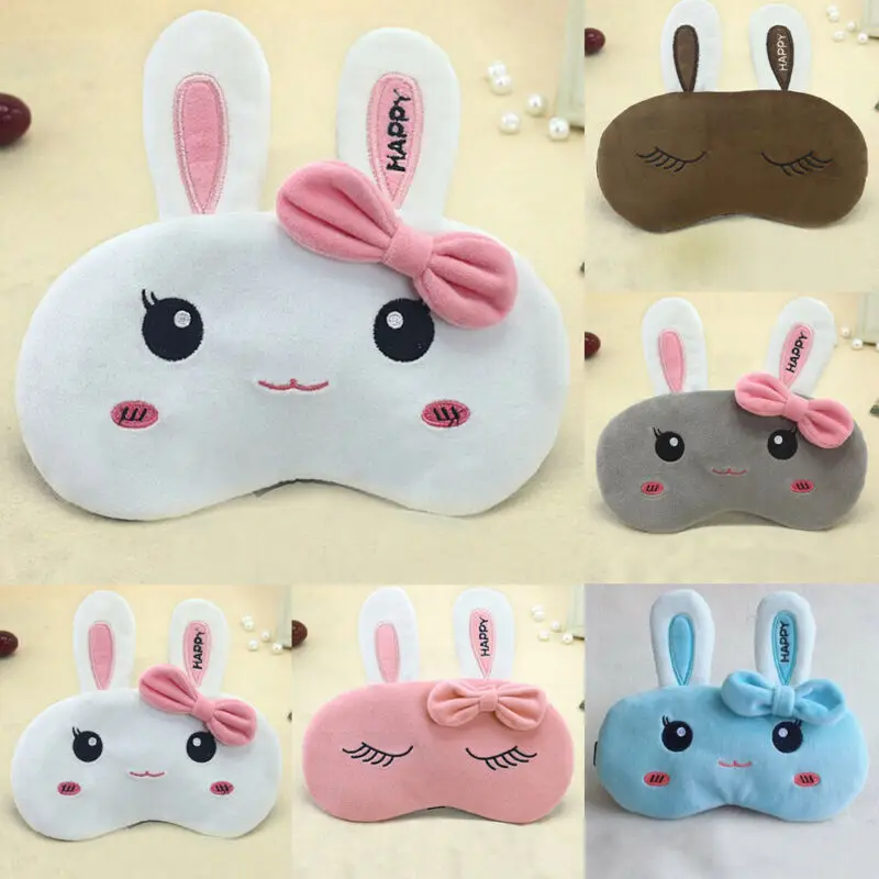 Милые мягкие маски для глаз детская маска сна путешествий и затемненная