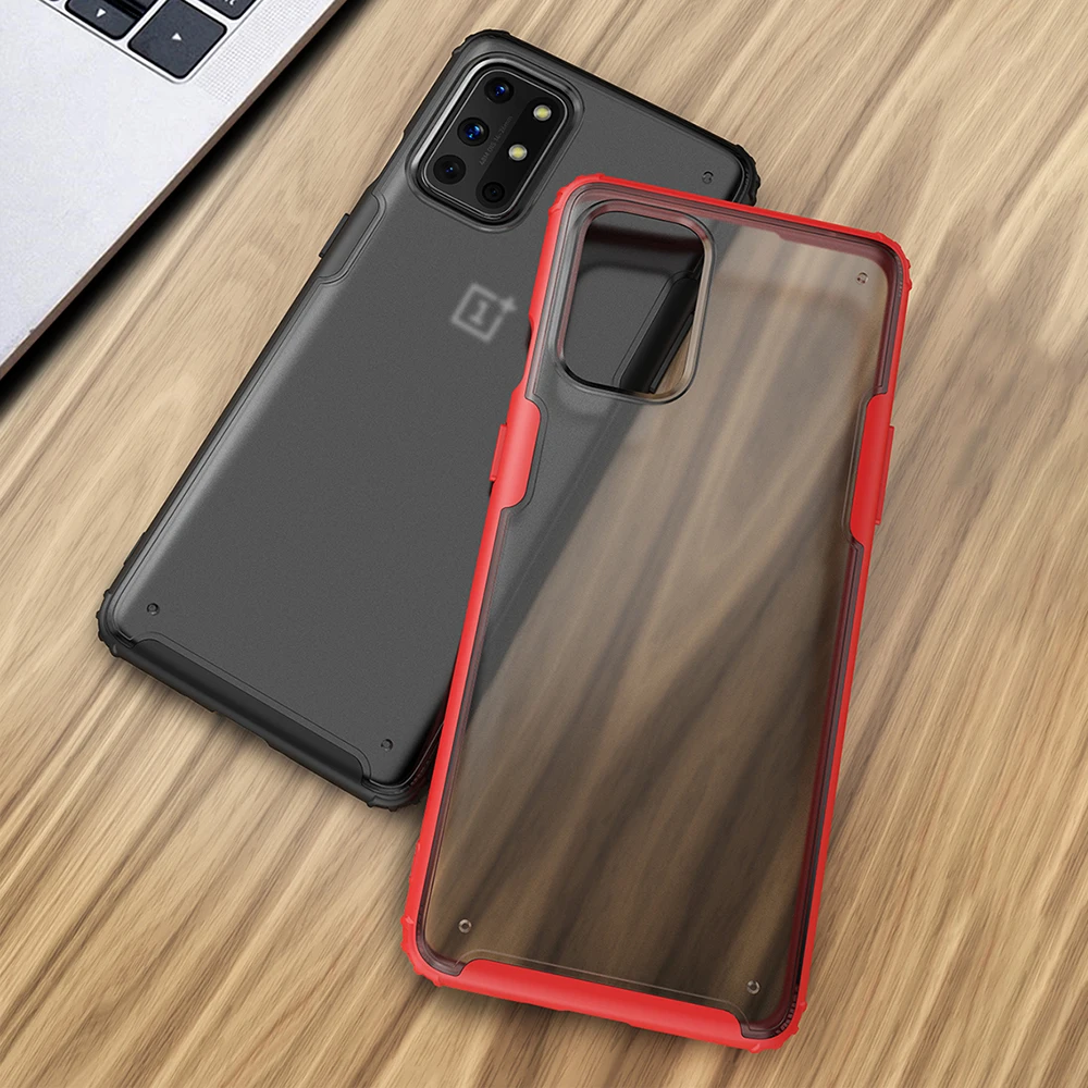 

Shockproof Hard Case for OnePlus 8T 7T OnePlus 8 9 Pro OnePlus Nord N10 N100 5G Matte For 1 + 9 Transparent Ultra-thin Covers