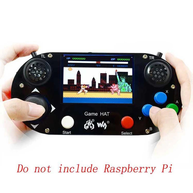 Портативная игровая консоль для видеоигр Raspberry Pi 3 5 дюймовый экран IPS