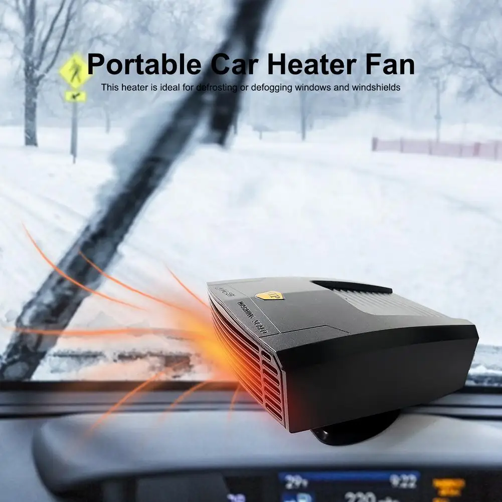 

2 In 1 12V/24V Winter Car Heater Vehicle Electric Cooling Heating Fan Dryer Auto Windshield Defogging Demister Defroster Heaters