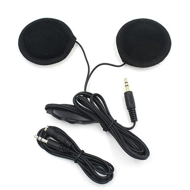 

1set Motorcycle Universal Plastic Headset Helmet Mp3 Headphone 3.5MM Plug