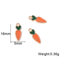 carrot charm pendants gold jewelry making finding diy bracelet necklace earring accessories handmade tools 20pcs