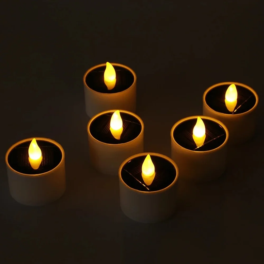 

2/6/12pcs Flameless LED Tealight Tea Candles Wedding Light Romantic Candles Lights for Party Wedding Decorations christmas decor