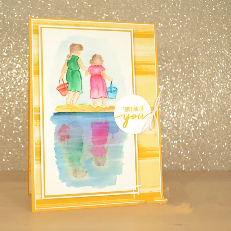 Красивый момент прозрачный Штамп для DIY скрапбукинга карты создания детей