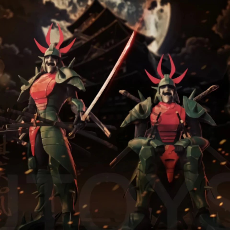 Tronzo Lutoys модель Ronin Warriors joroiden самурайский десантник Темный демон яд общий ПВХ фигурка модель игрушки подарки