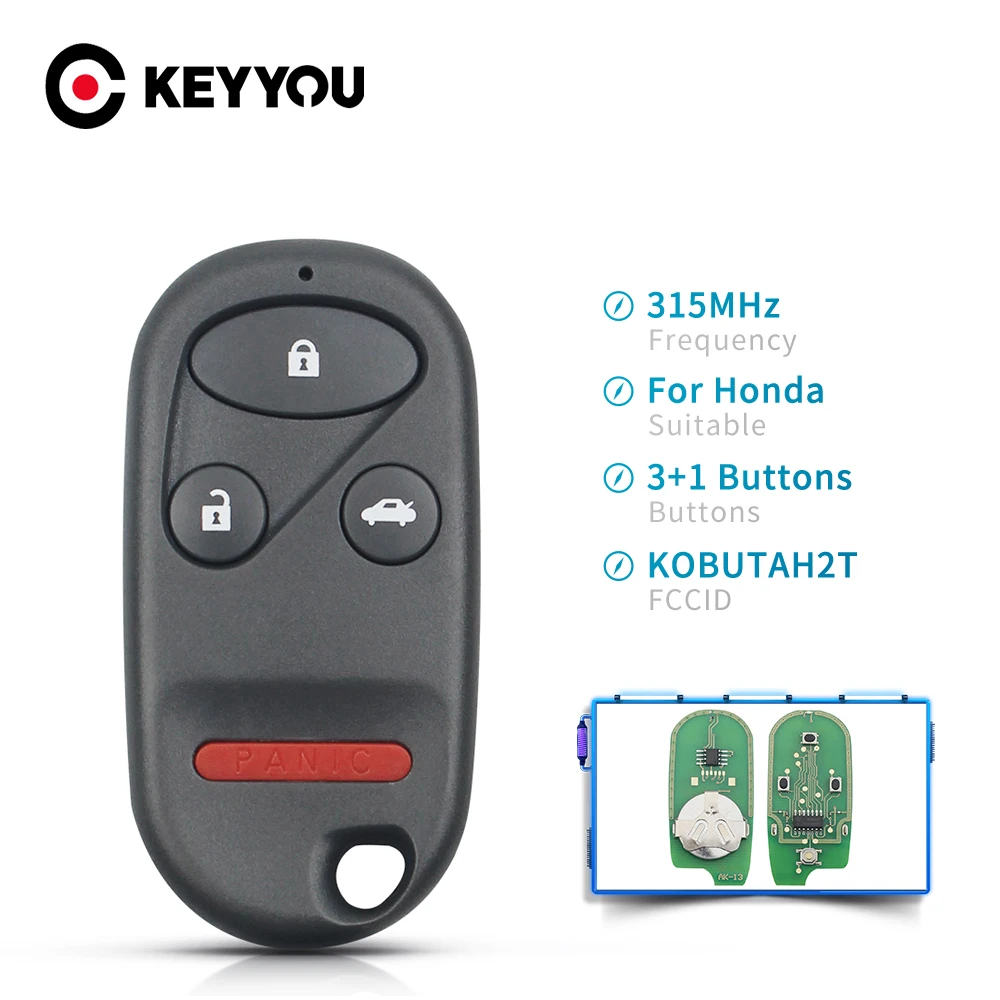 Брелок дистанционного управления KEYYOU 315 МГц с 3 кнопками брелок передатчик для