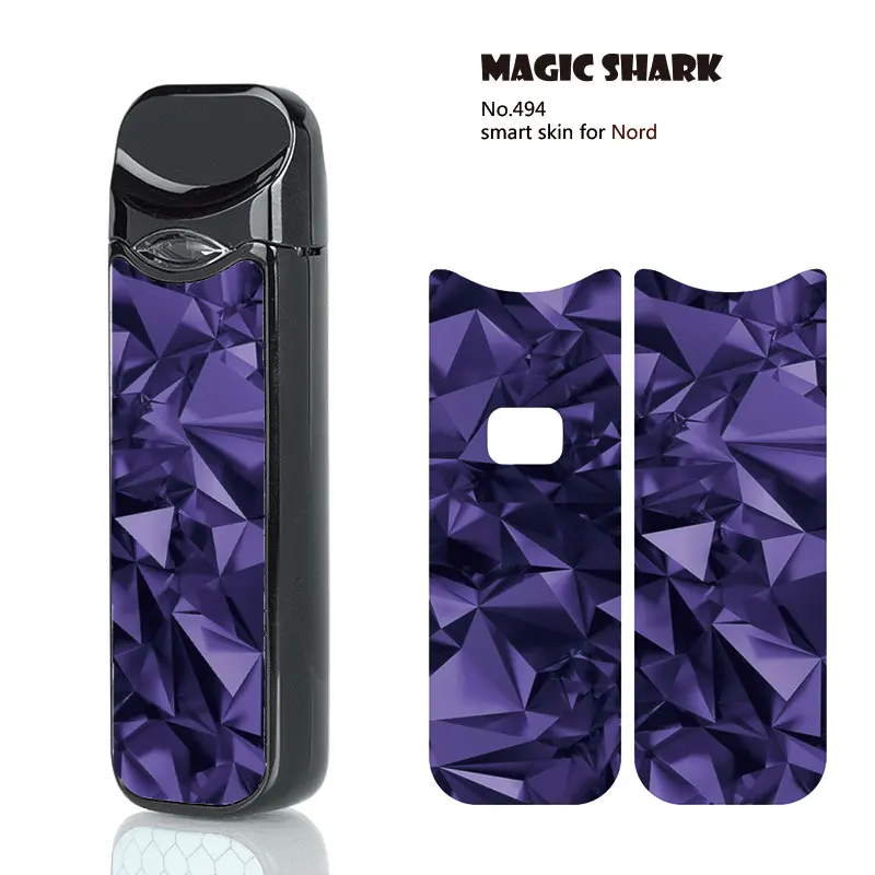 

Magic Shark Bear Skeleton Bling Case Sticker Skin for Smok Nord Wrap Film Skin for Smok Nord