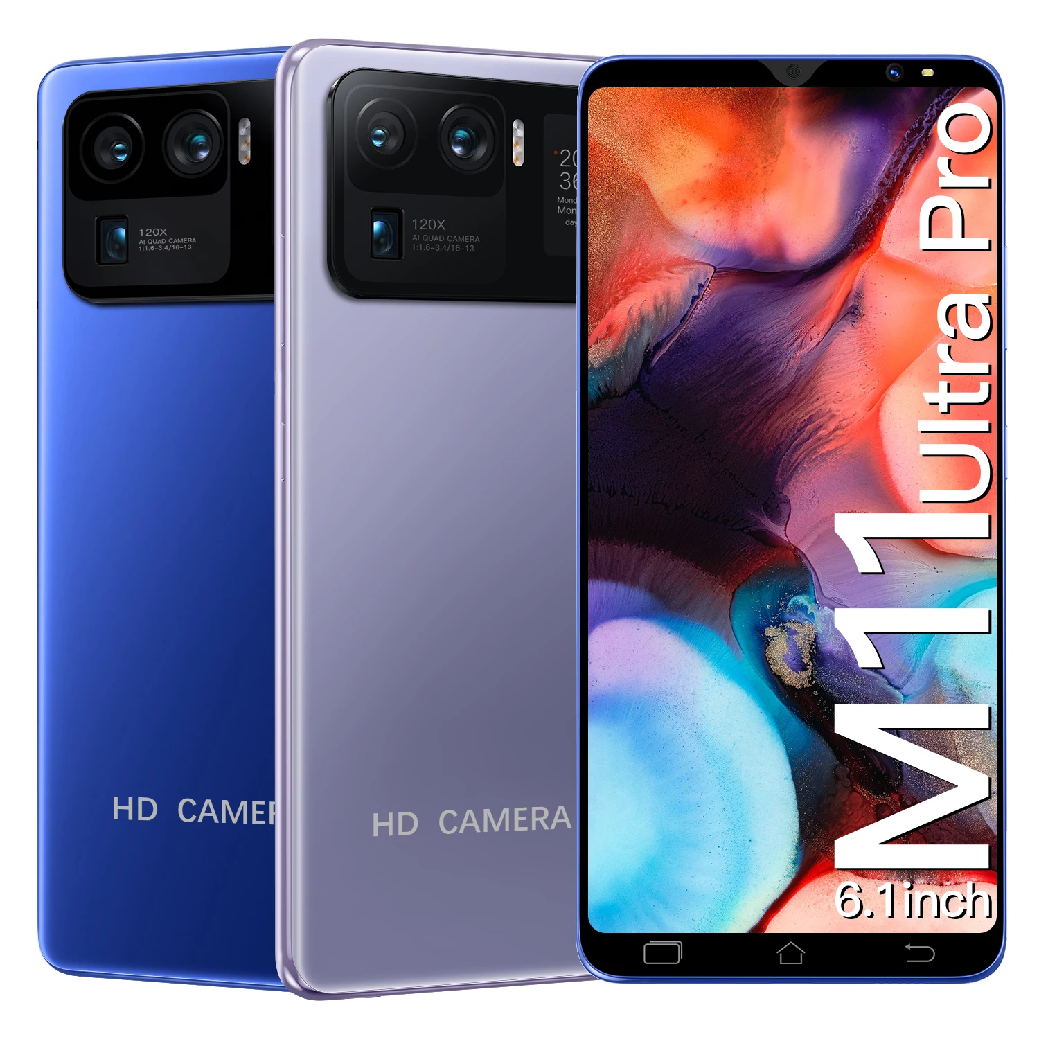 

Global version M11+ 6.1-inch mobile phone 8GB+128GB 16+32MP support face ID dual card 10-core MTK6889 5G LTE 5G smartphone