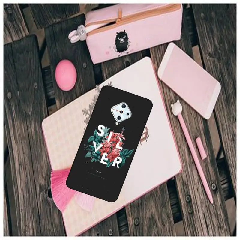 

LJHYDFCNB Pray For The Wicked Lockscreen Floral Backgrounds Phone Case For Vivo X9 9s 20 Plus Y97 83 75 71 69 V15 V17 V5 S