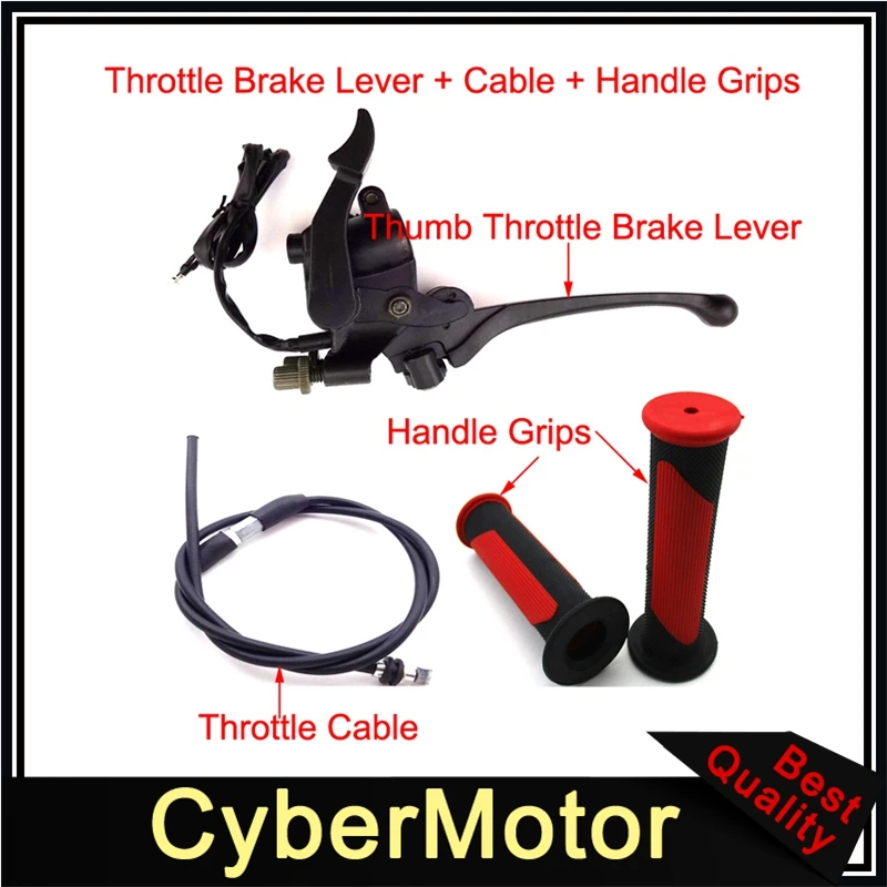 Трос дроссельной заслонки рычаг тормоза ручки для китайских квадроциклов Quad 50cc