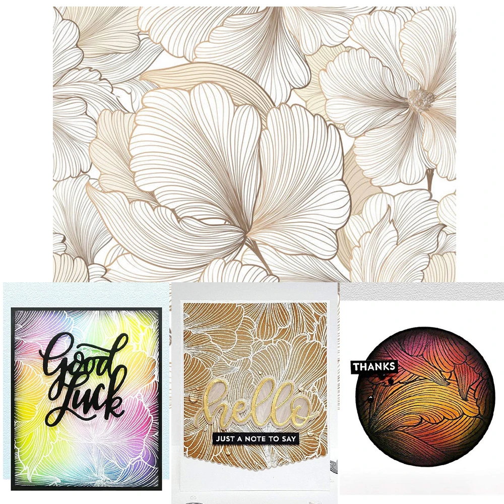 Натуральных листьев цветочным узором прозрачные наклейки Новые 2021 резиновое