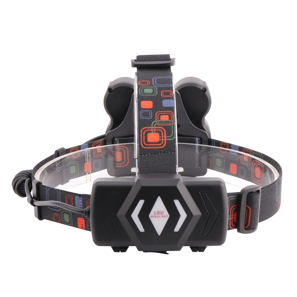 BORUiT XQ-117 XM-LT6+ 4* LTS светодиодный налобный фонарь 4 режима Zoom фара высокой мощности 8000лм 18650 Головной фонарь для рыбалки кемпинга фонарик