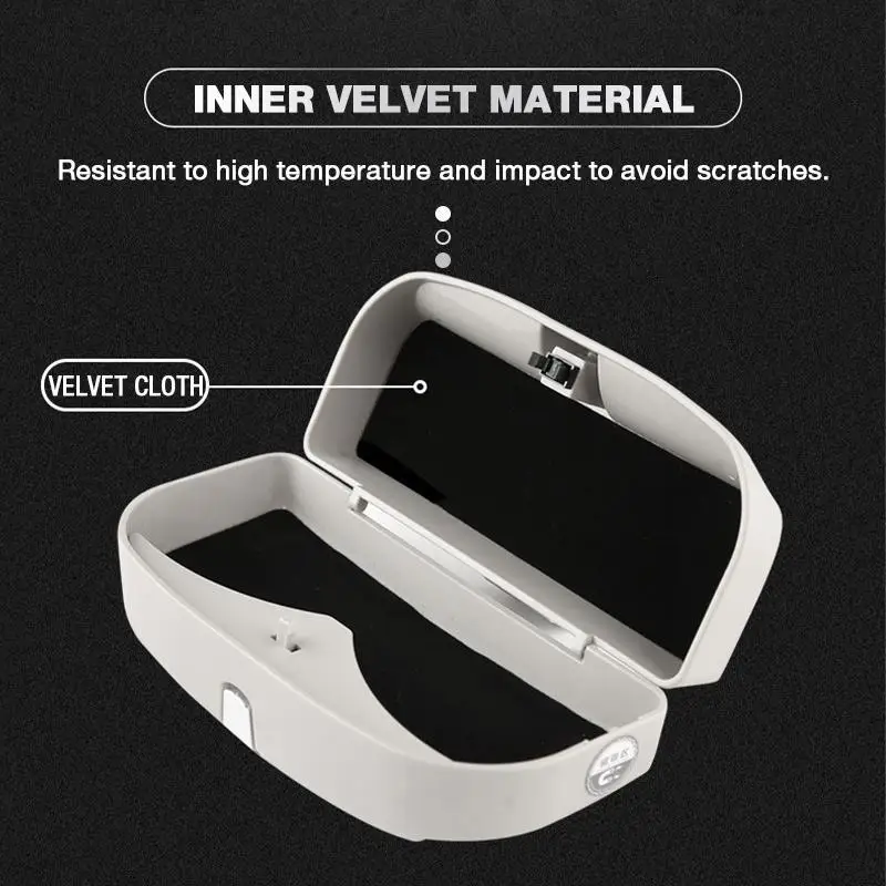 Универсальный автомобильный козырек футляр для солнцезащитных очков ящик