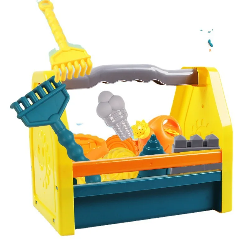 

Beach Toys for Children 8-10 Pcs Kit Beach Game Toys for Digging Sand Tool with Shovel Water Game