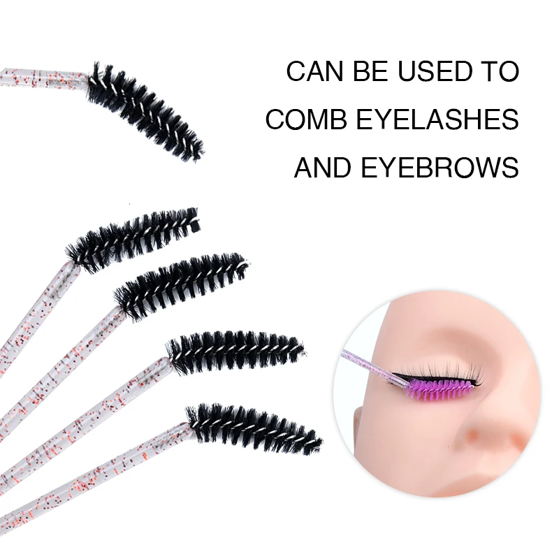 TDANCE набор кистей для завивки ресниц 50 шт. блестящий одноразовый аппликатор