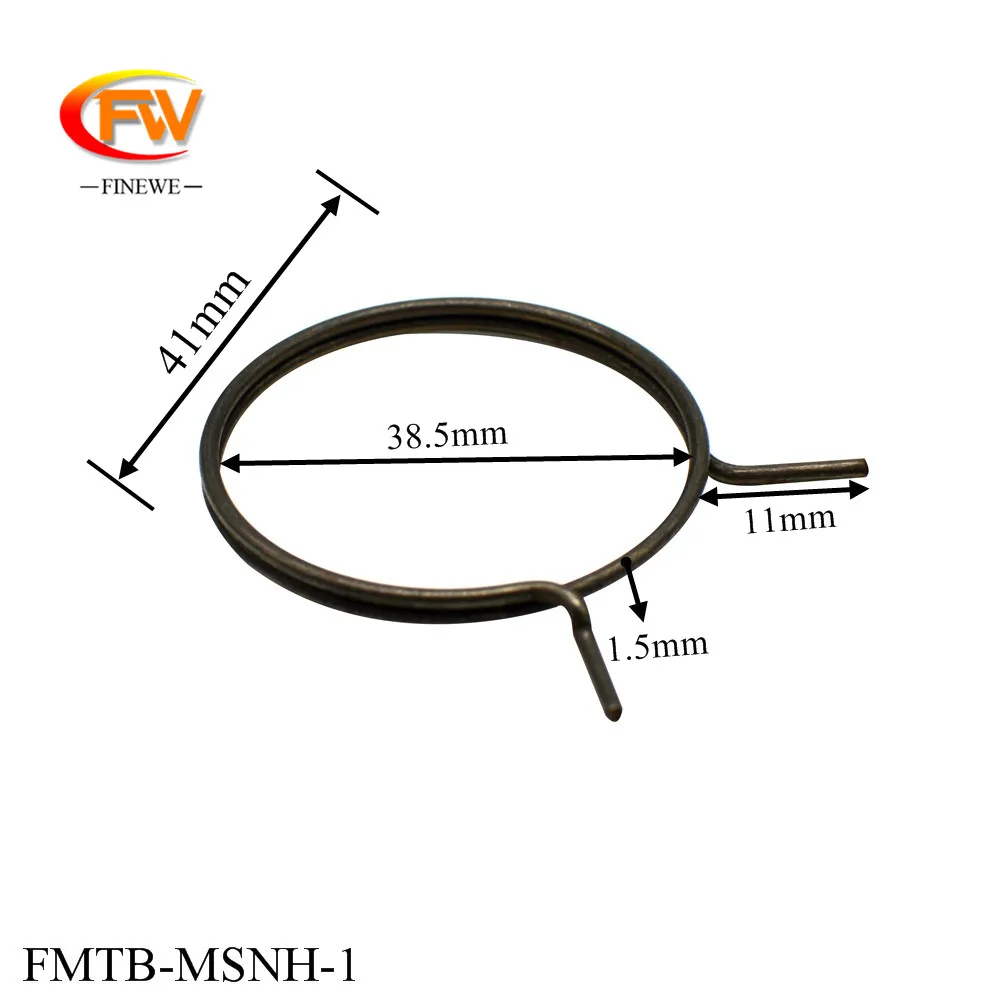 

FINEWE 5pcs/lot 1.5mm wire spring steel door lock spring accessories handle spring repair torsion spring wholesale