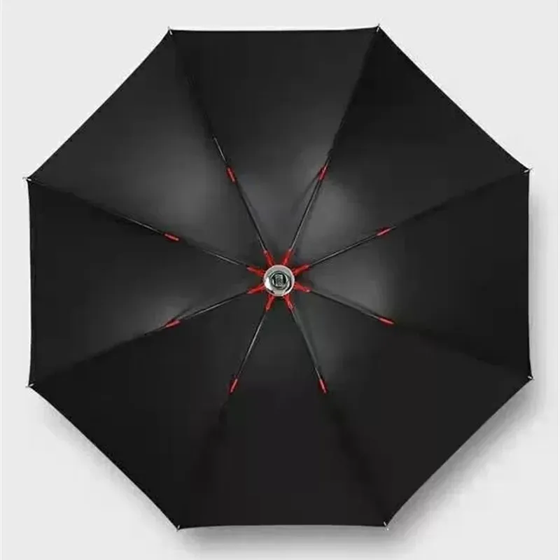 Offerte Ombrello Nero A Manico Lungo Grande Protezione Uv Business Antivento Ombrello Moda Per Adulti Sombrilla Playa Rain Gear BD50YS