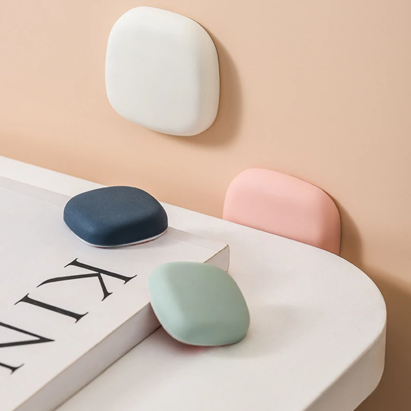 

4Pcs Nordic Style Silicone Door Crash Pad Wall Protector Cabinet Bumpers Shockproof Self Adhesive Door Stopper