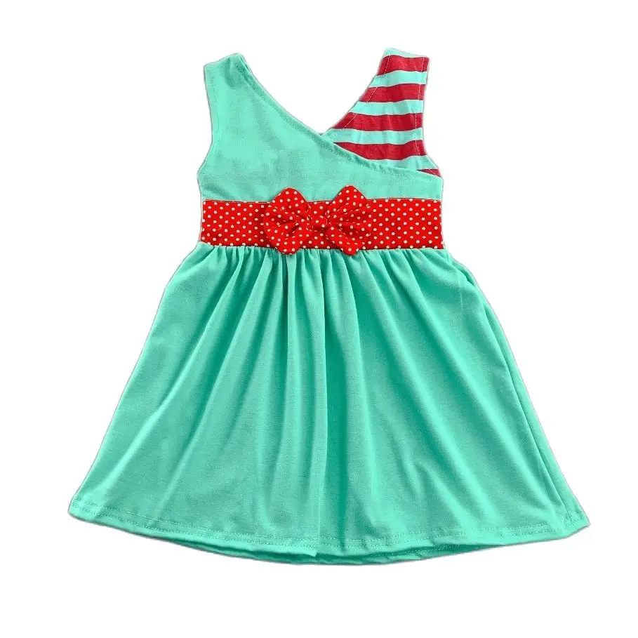 Ancient China Neck Style Summer Autumn Striped Pattern and Clothes Baby Girls Green Cross Dress Apparel Accessory | Детская одежда и