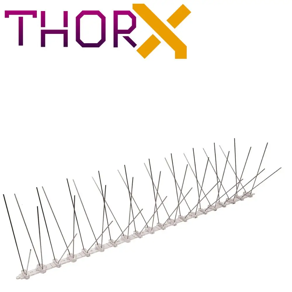 MH 04 TP 4 ряда шипы для отпугивания голубей птицы Спайк на поликарбонатной основе