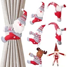 2021 Рождественская занавеска, Декор для дома, рождественские подарки, Рождество, с новым годом 2022, рождественские украшения