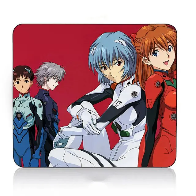 

Evangelion Mouse Pad Sexy Girl Kawaii Gaming Accessories Small Rubber Gamer Keyboard Desk Mat Computer Mausepad For LOL Mousepad