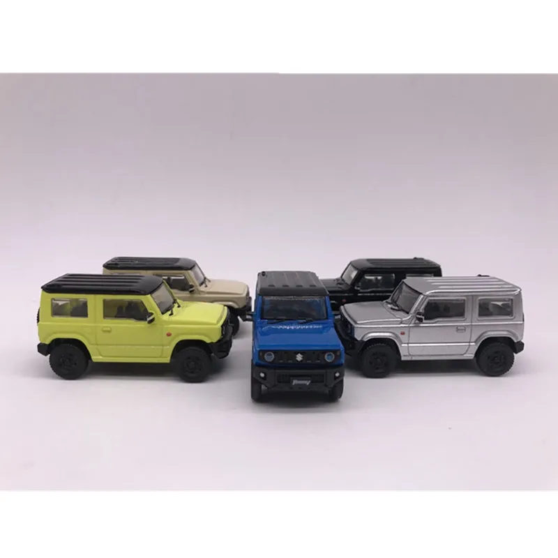 Детская модель игрушечного автомобиля aoshiма 1:64 SUZUKI Jimny. Набор из пяти цветов для